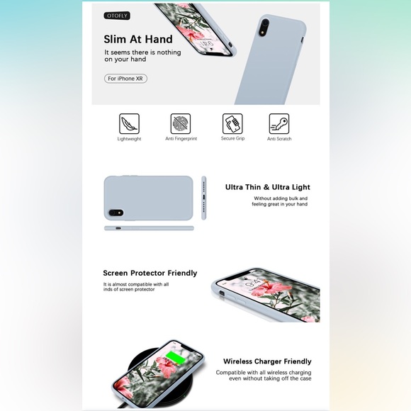 🌿 Otofly IPhone XR Silicon Cover - Picture 8 of 9